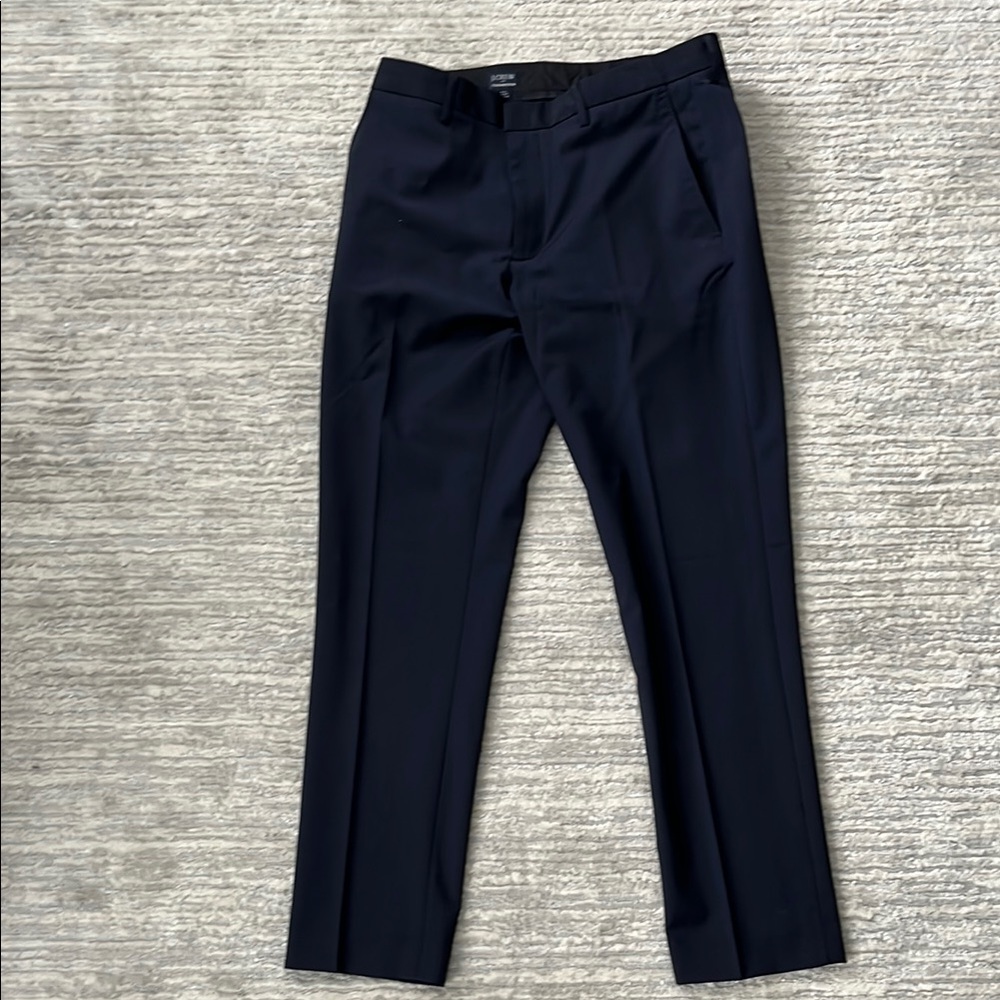 J. Crew Navy Dress Pants Flat Front Tailored